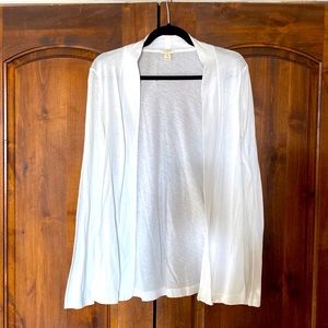 White J Crew cardigan